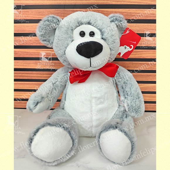 Oso Gris De Peluche